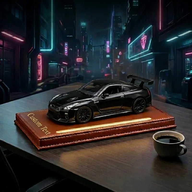 Hypercar Alarm Clock with Engine Sound, Exhaust Effect & LED Lights – Desk Gift for Car Lovers