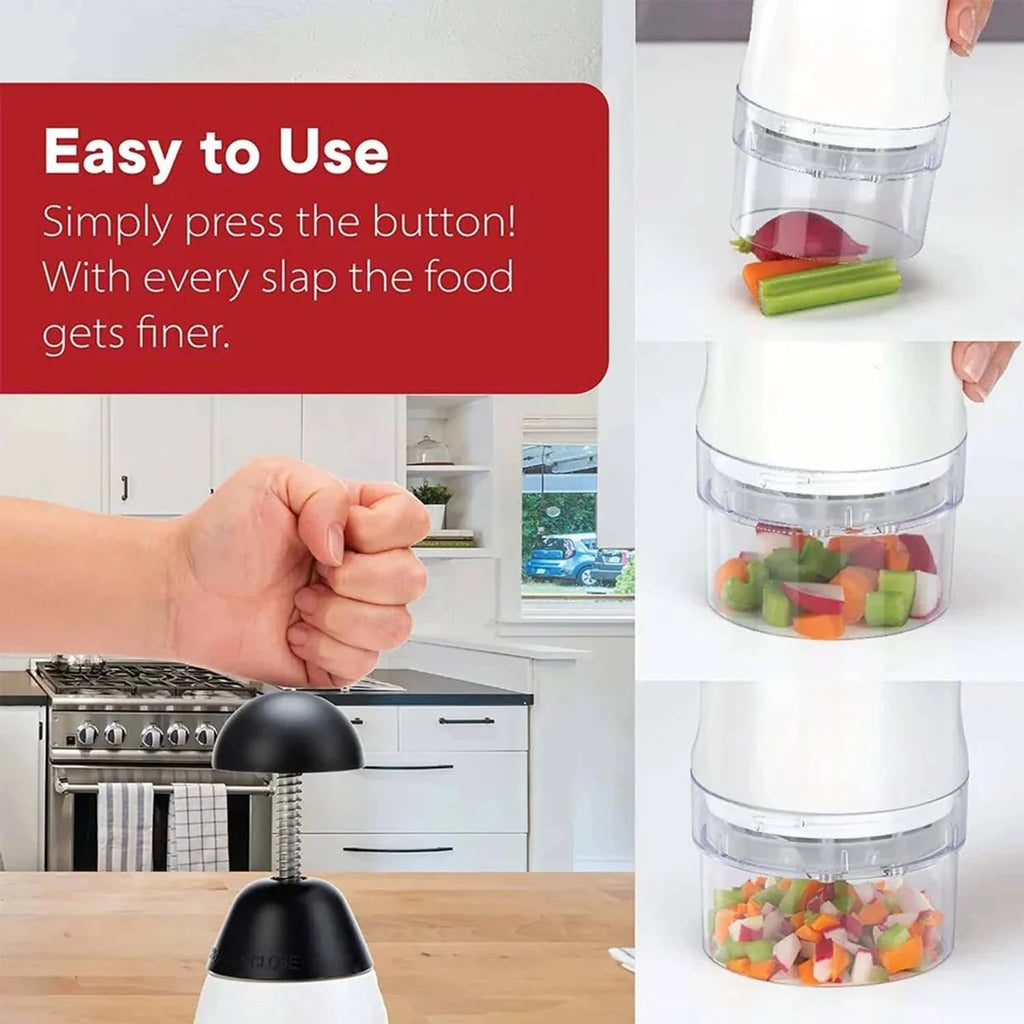Gift Corner Slap Chop Hand Press Vegetable & Fruit Chopper Vegetable & Fruit Grater & Slicer (1 Onion Chopper)