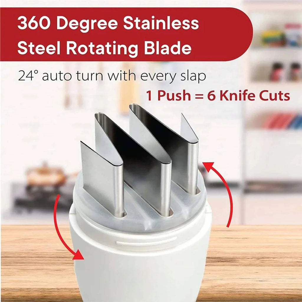 Gift Corner Slap Chop Hand Press Vegetable & Fruit Chopper Vegetable & Fruit Grater & Slicer (1 Onion Chopper)